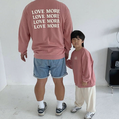 Adult Love More Loose Fit Sweatshirt - 3 Colors kids outfit