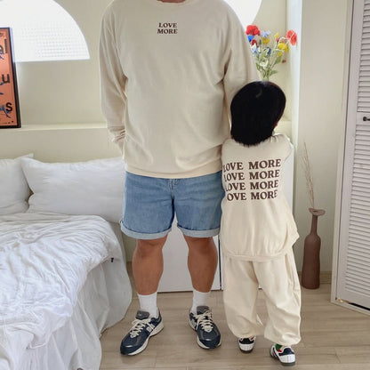 Adult Love More Loose Fit Sweatshirt - 3 Colors kids outfit