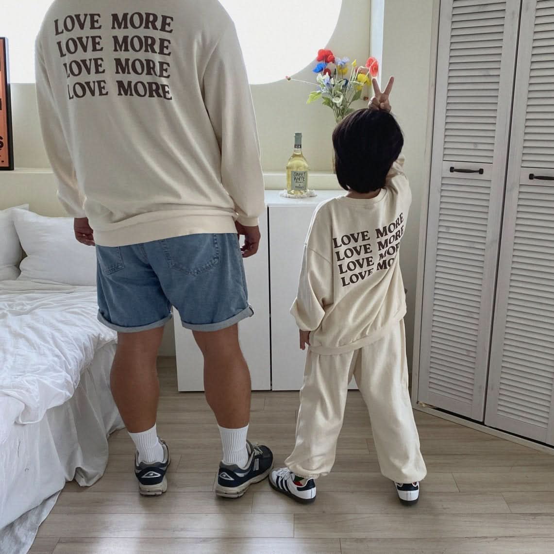 Adult Love More Loose Fit Sweatshirt - 3 Colors kids outfit