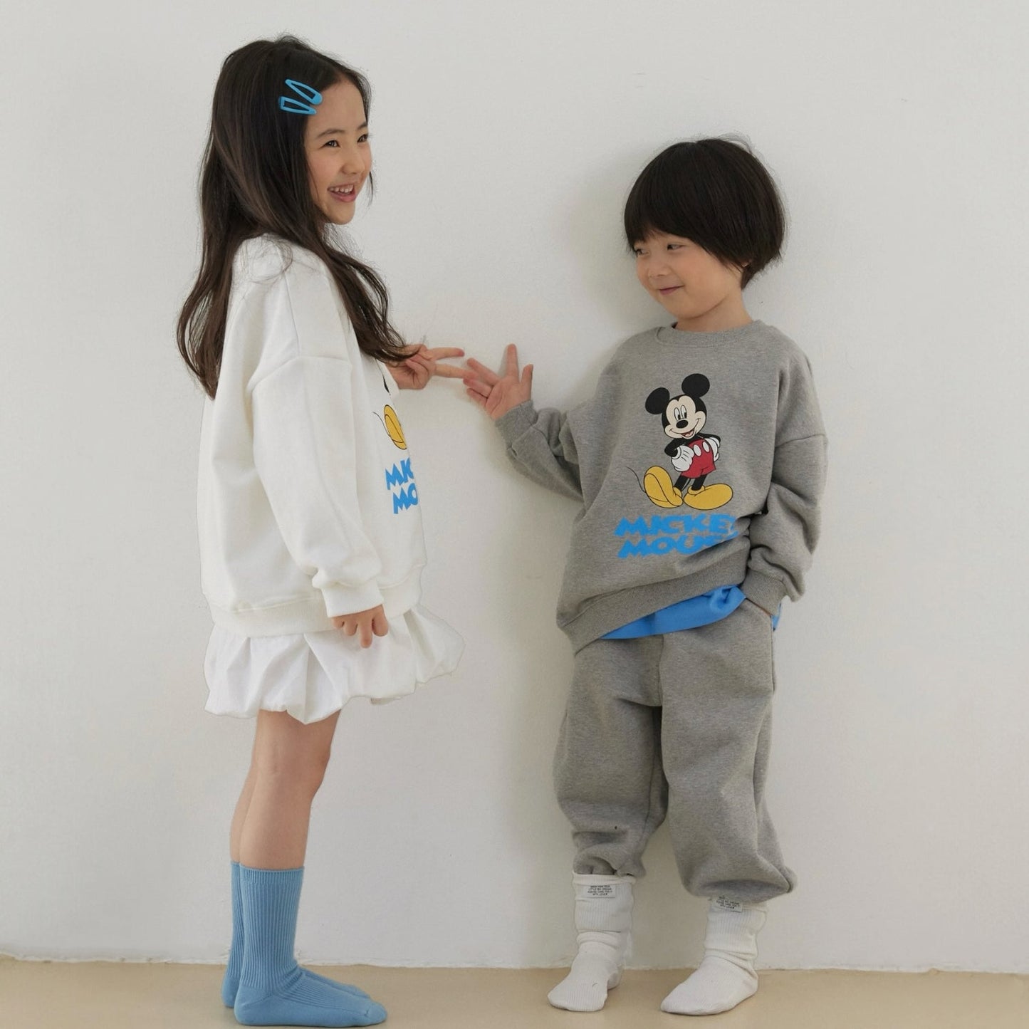 Adult Toddler SP26 Mickey Classic Long Sleeve Sweatshirt (1 - 7y, Adult) - 2 Colors - AT NOON STORE
