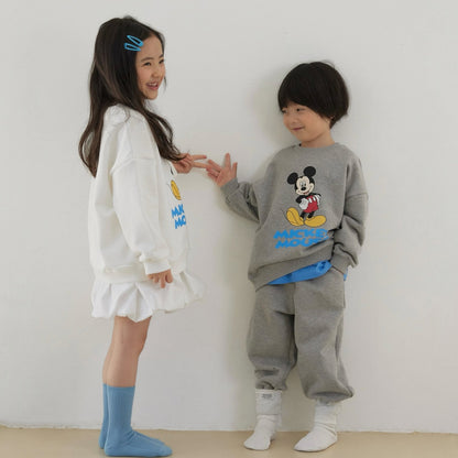Adult Toddler SP26 Mickey Classic Long Sleeve Sweatshirt (1 - 7y, Adult) - 2 Colors - AT NOON STORE