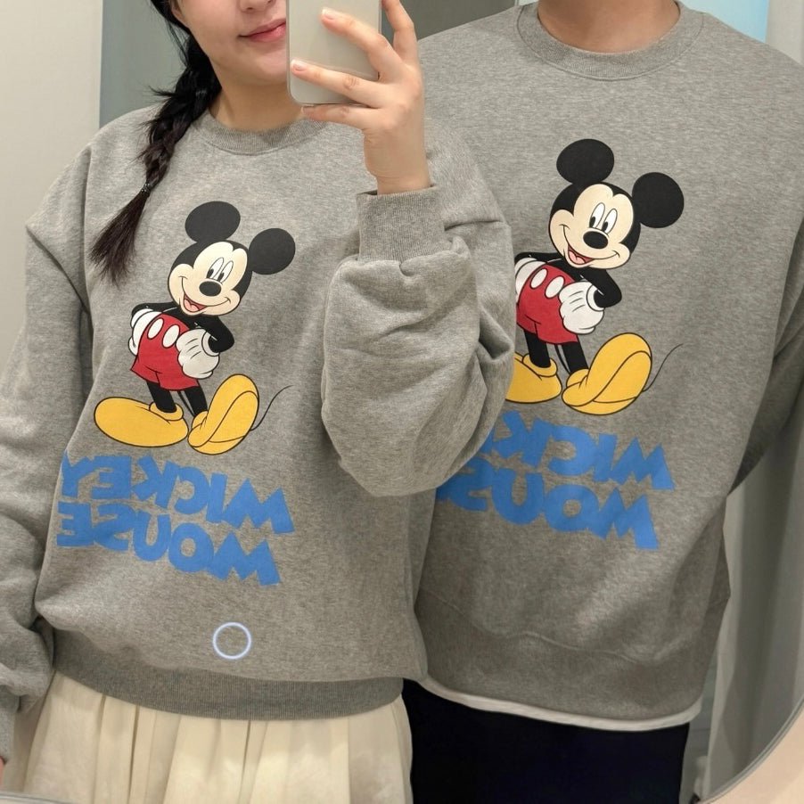 Adult Toddler SP26 Mickey Classic Long Sleeve Sweatshirt (1 - 7y, Adult) - 2 Colors - AT NOON STORE