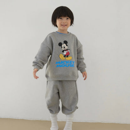 Adult Toddler SP26 Mickey Classic Long Sleeve Sweatshirt (1 - 7y, Adult) - 2 Colors - AT NOON STORE
