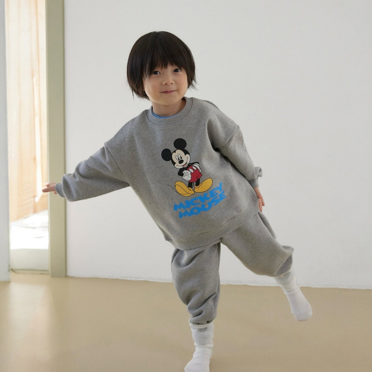 Adult Toddler SP26 Mickey Classic Long Sleeve Sweatshirt (1 - 7y, Adult) - 2 Colors - AT NOON STORE