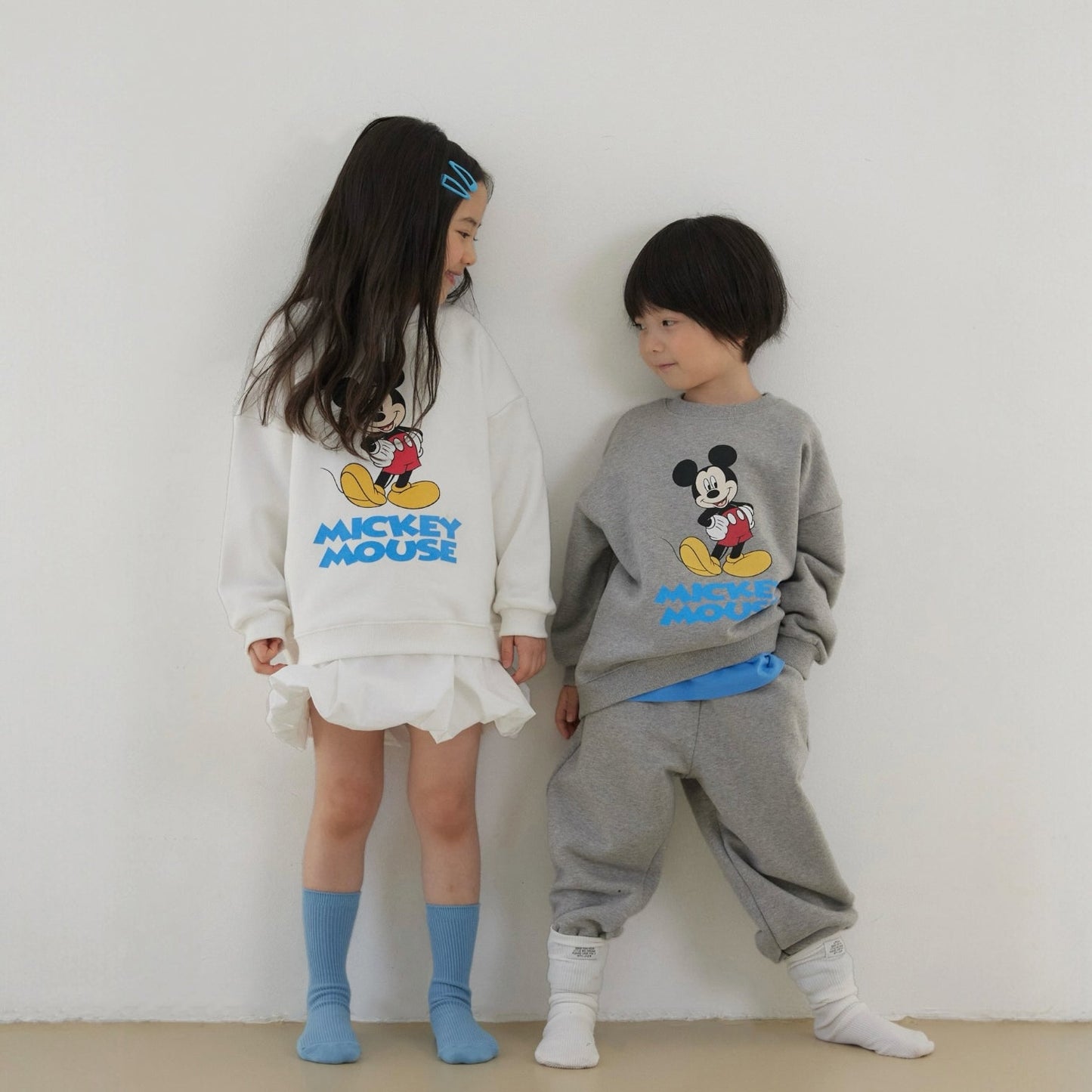 Adult Toddler SP26 Mickey Classic Long Sleeve Sweatshirt (1 - 7y, Adult) - 2 Colors - AT NOON STORE