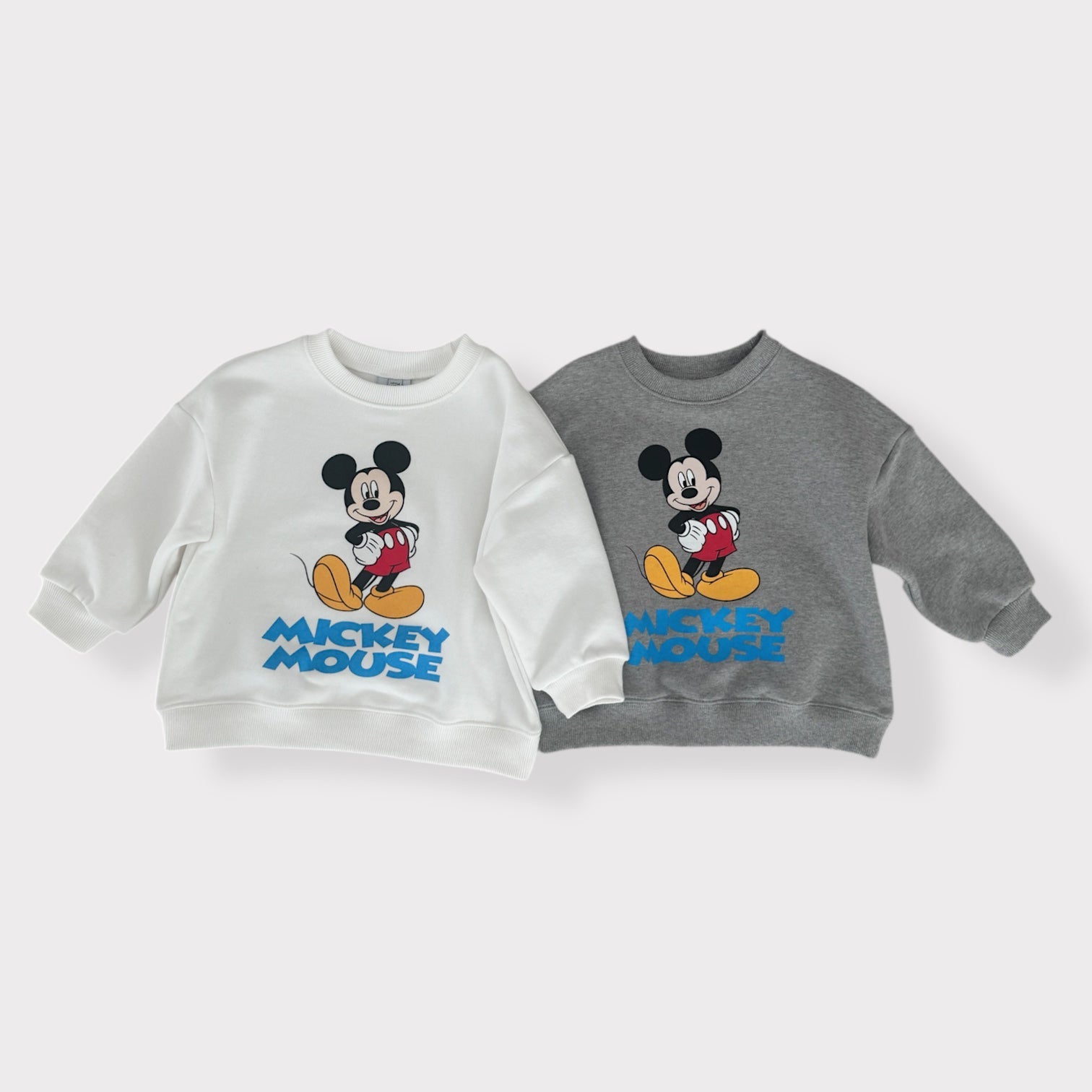 Adult Toddler SP26 Mickey Classic Long Sleeve Sweatshirt (1 - 7y, Adult) - 2 Colors - AT NOON STORE
