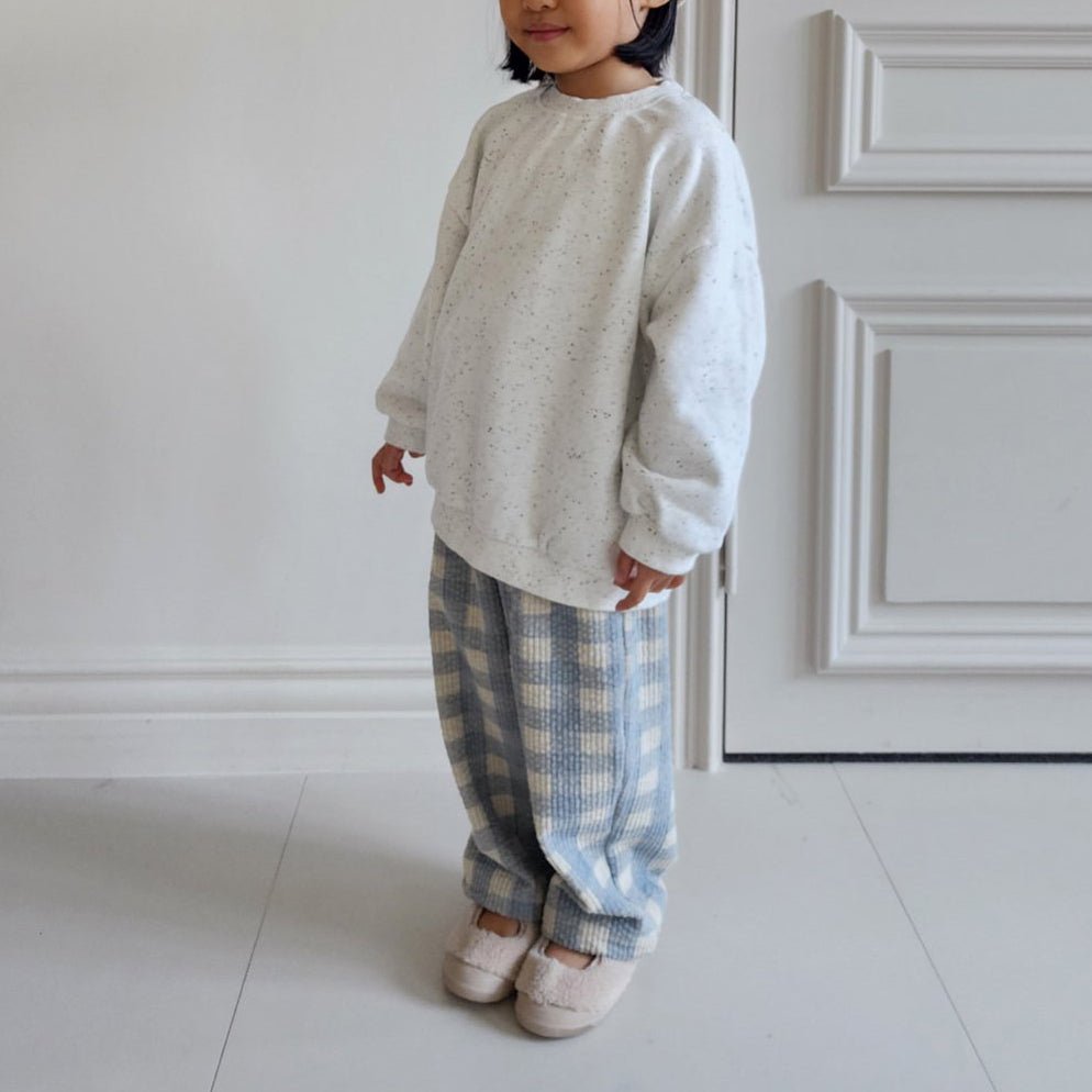 Adut Toddler W25 Confetti Long Sleeve Sweatshirt (1 - 7y, Adult) - Ivory kids outfit