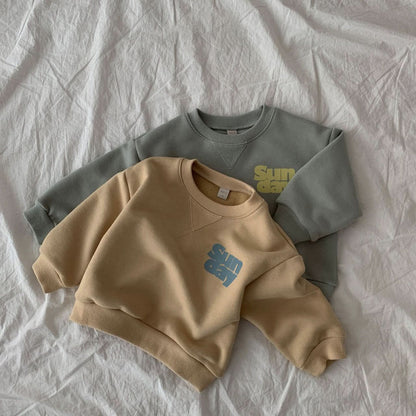 Baby S25 Sunday Sweatshirt (10m-4y) - 2 Colors - AT NOON STORE