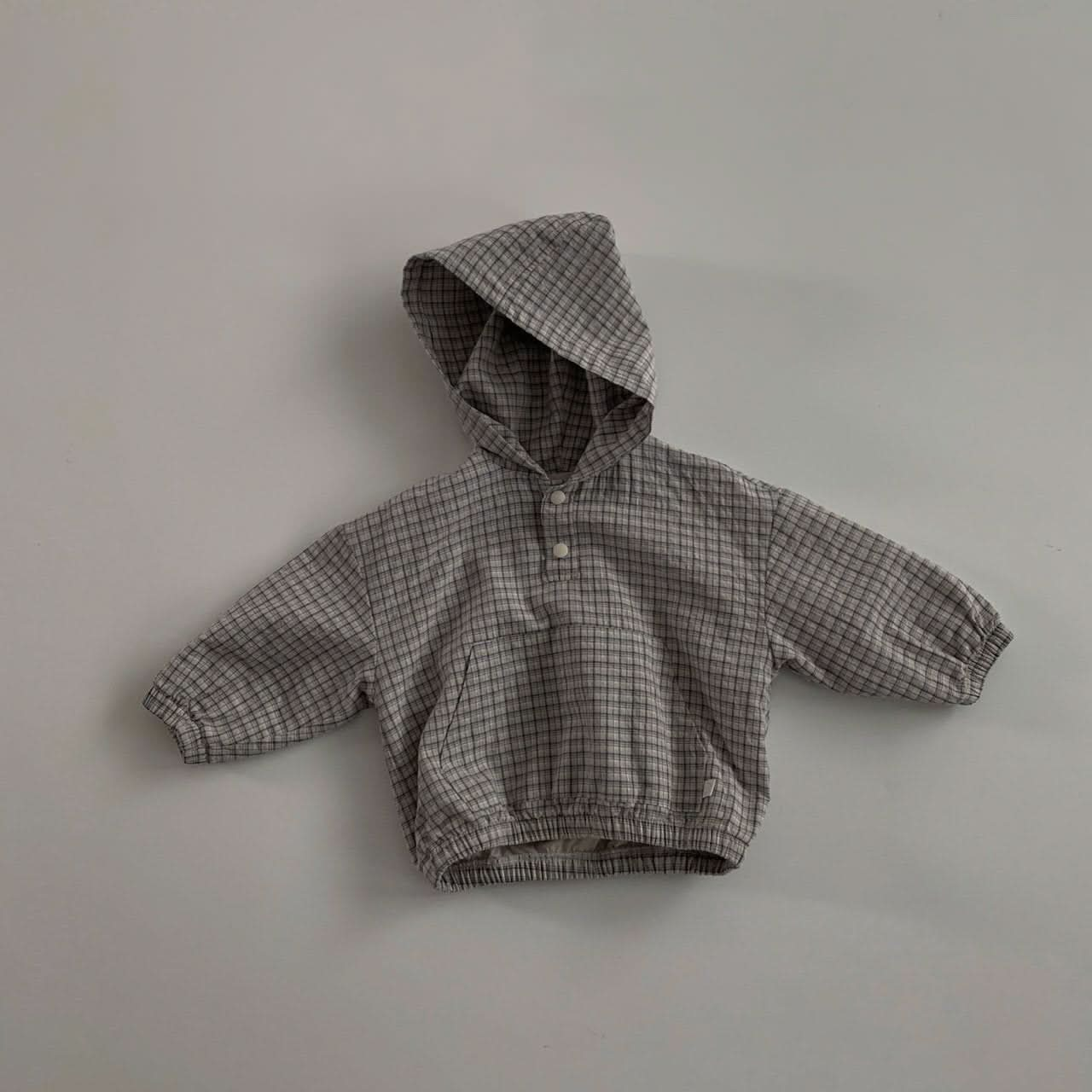 Baby S25 Plaid Hooded Pullover (10m-4y) - 2 Colors - AT NOON STORE