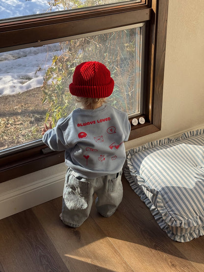 At Noon Always Loved Sweatshirt (6m - 6y) - 3 Colors - AT NOON STORE