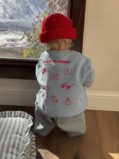 At Noon Always Loved Sweatshirt (6m - 6y) - 3 Colors - AT NOON STORE
