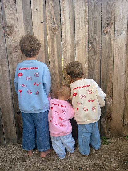 At Noon Always Loved Sweatshirt (6m - 6y) - 3 Colors - AT NOON STORE