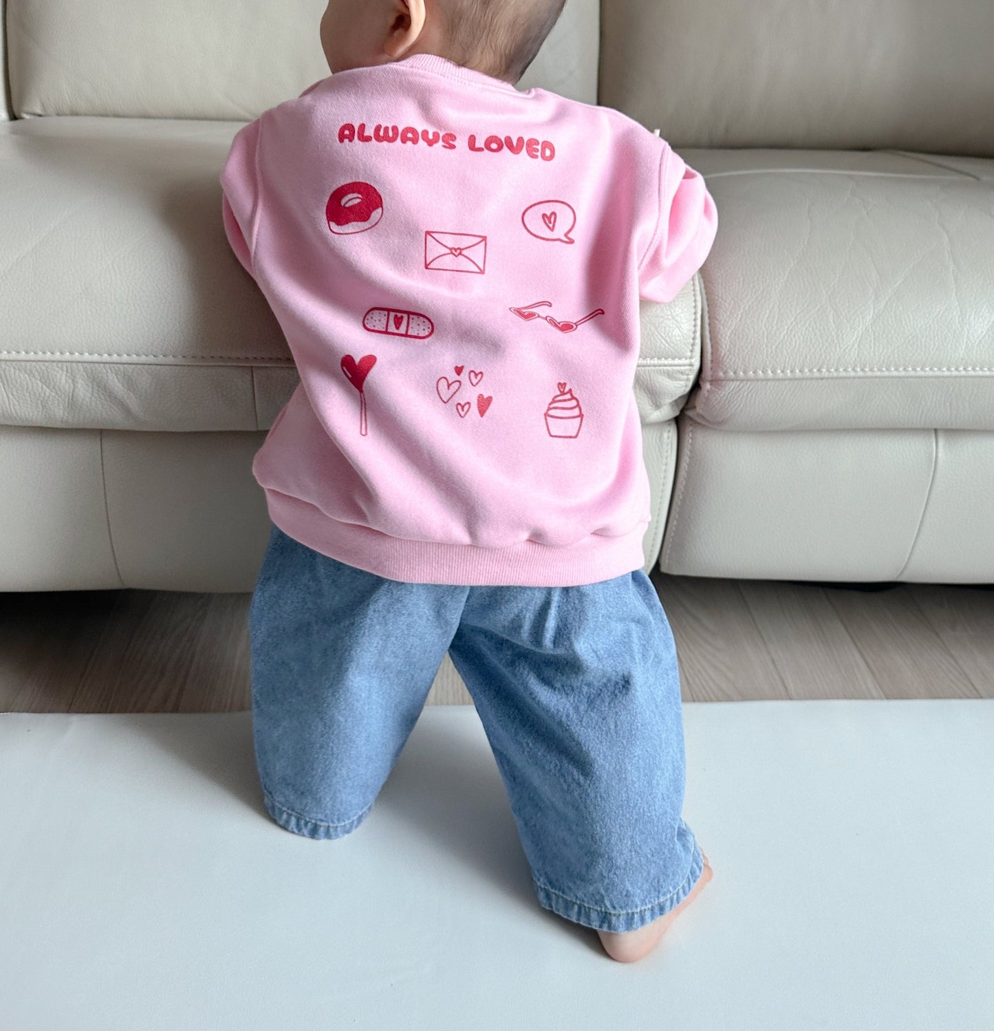 At Noon Always Loved Sweatshirt (6m - 6y) - 3 Colors - AT NOON STORE