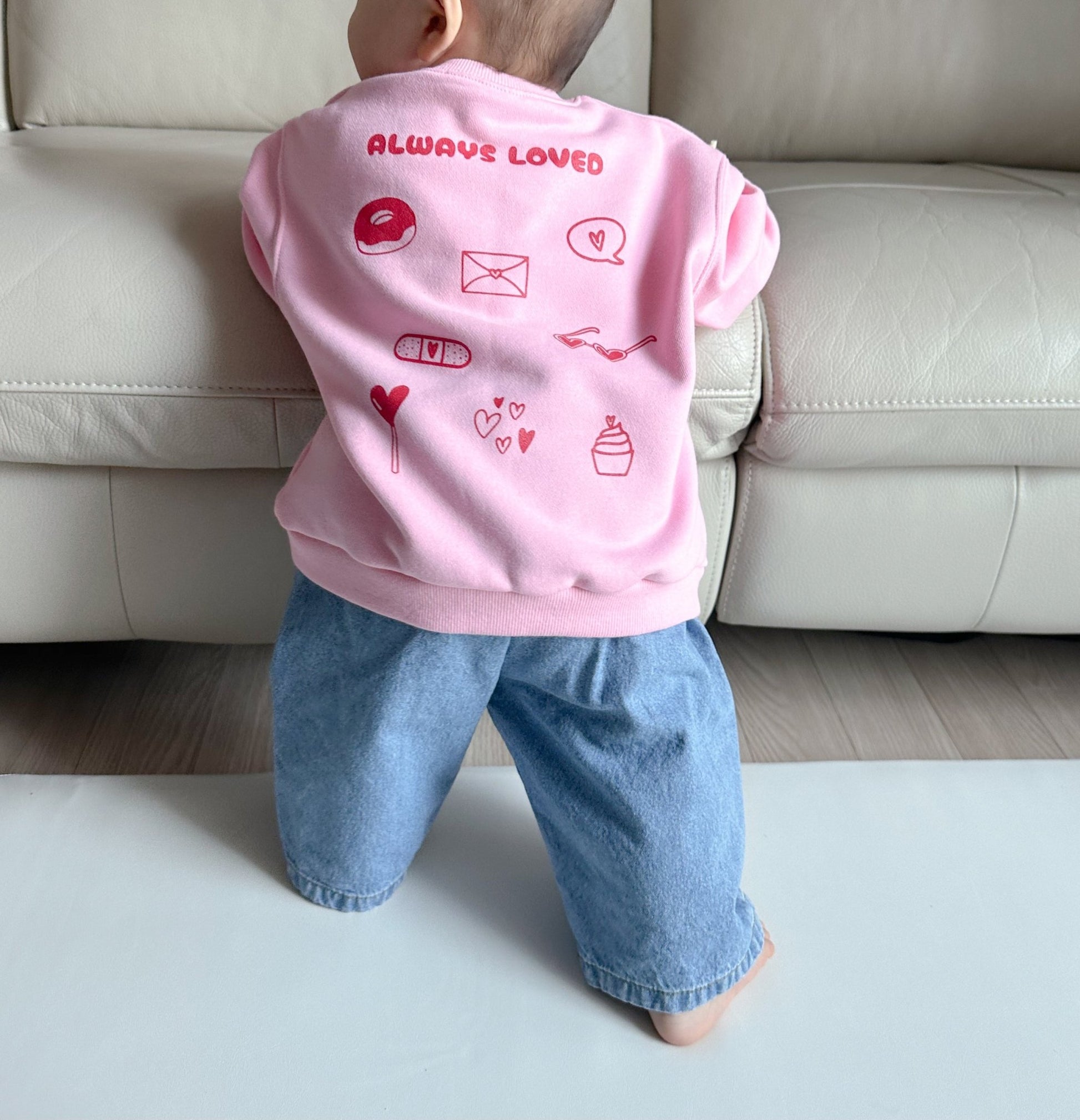 At Noon Always Loved Sweatshirt (6m - 6y) - 3 Colors - AT NOON STORE