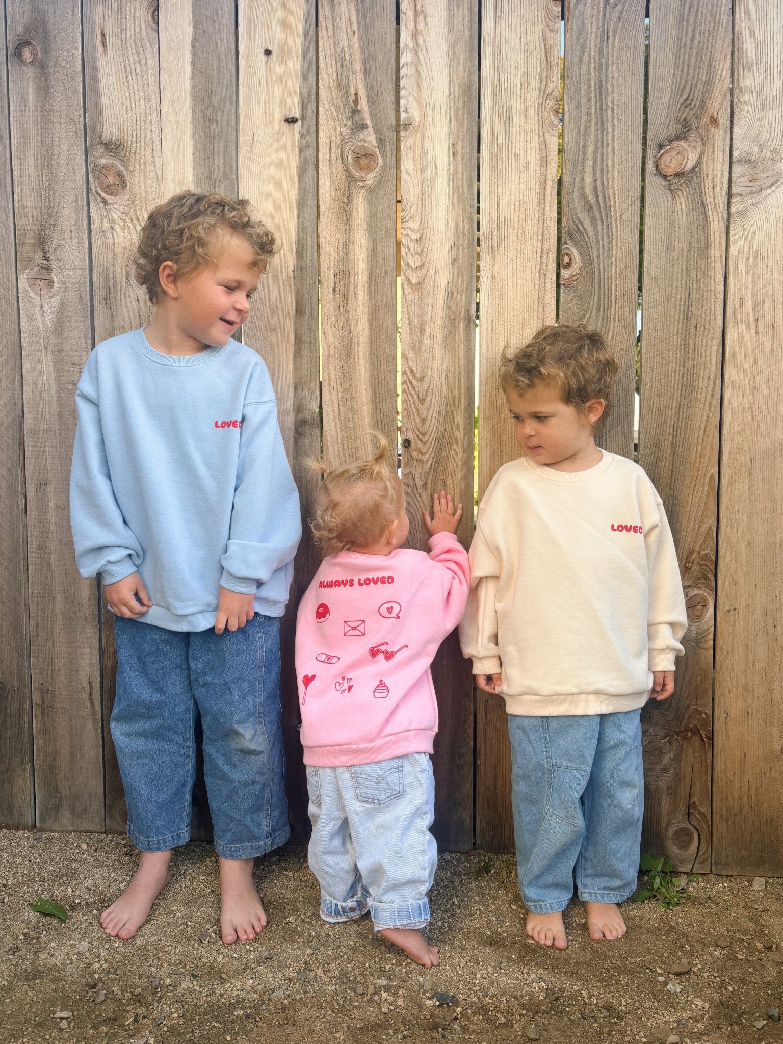 At Noon Always Loved Sweatshirt (6m - 6y) - 3 Colors - AT NOON STORE