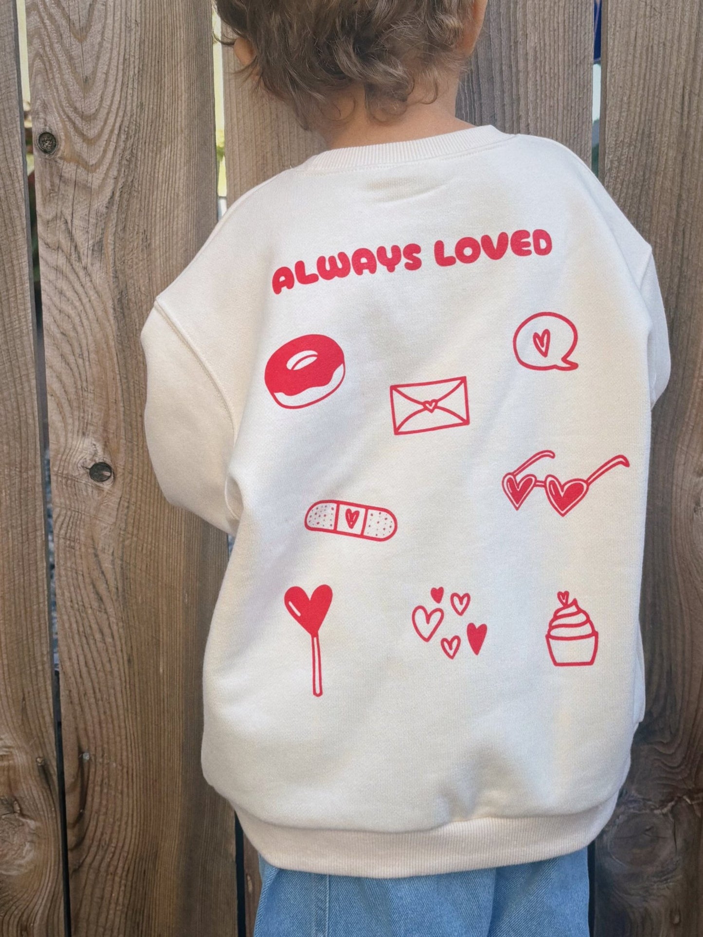 At Noon Always Loved Sweatshirt (6m - 6y) - 3 Colors - AT NOON STORE