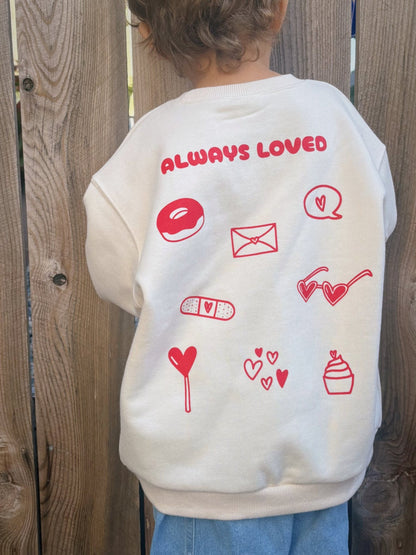 At Noon Always Loved Sweatshirt (6m - 6y) - 3 Colors - AT NOON STORE