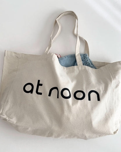 At Noon Canvas Tote kids outfit