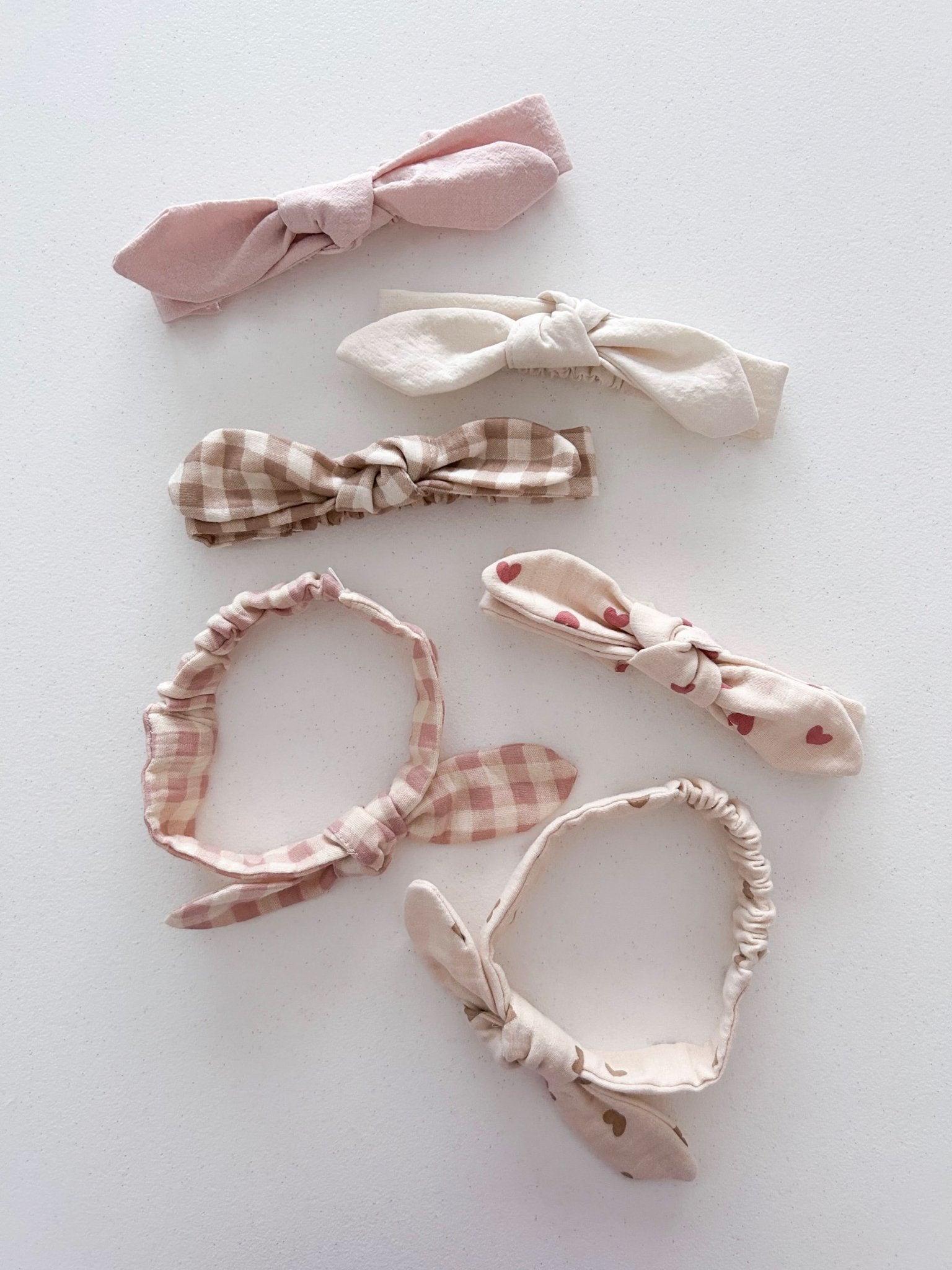 [At Noon Original Design] Baby Gauze Cotton Bow Headband (3 - 18m) - 6 Colors kids outfit