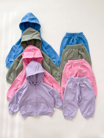 [At Noon Original Design] Kids Pigment Dyed Basic Jogger Pants (1 - 6y) - 4 Colors kids outfit