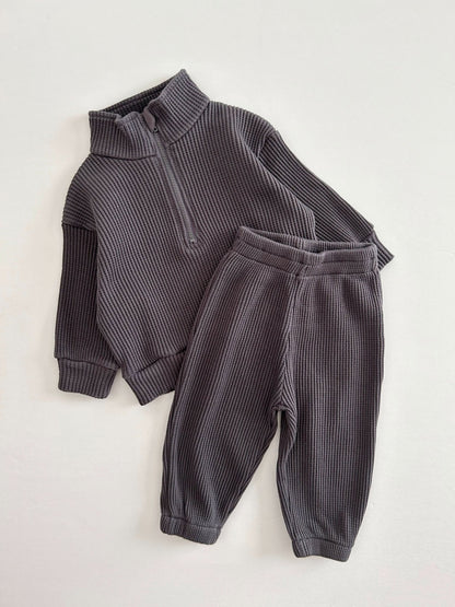 [At Noon Original Design] Kids Waffle Jogger Pants (6m - 7y) - 3 Colors kids outfit