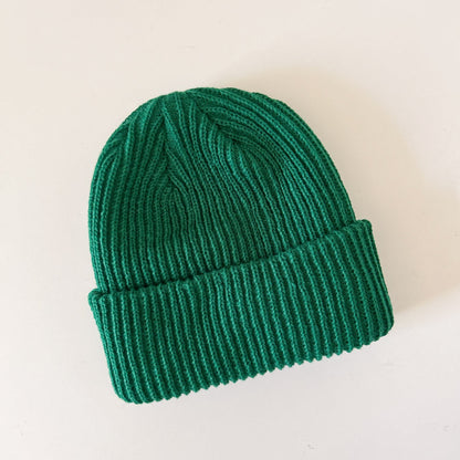 At Noon Ribbed Knit Beanie (2 - 15y) - 11 Colors kids outfit