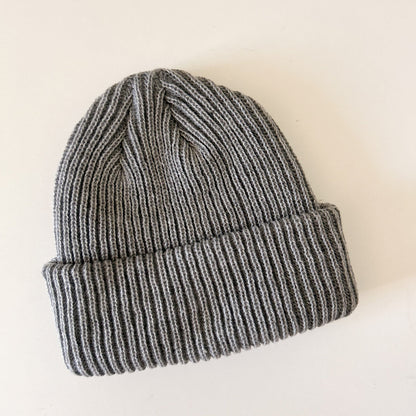 At Noon Ribbed Knit Beanie (2 - 15y) - 11 Colors kids outfit