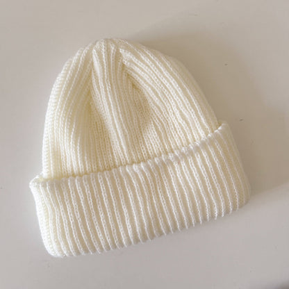 At Noon Ribbed Knit Beanie (2 - 15y) - 11 Colors kids outfit