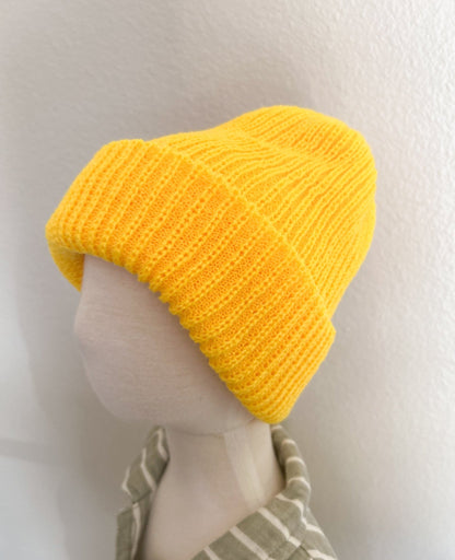 At Noon Ribbed Knit Beanie (2 - 15y) - 11 Colors kids outfit