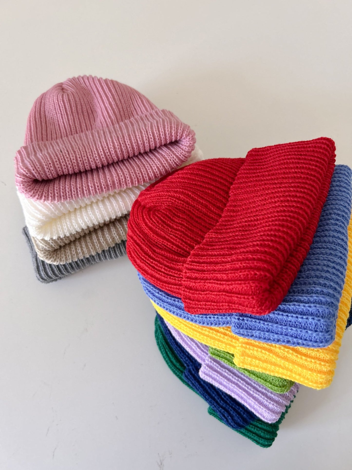 At Noon Ribbed Knit Beanie (2 - 15y) - 11 Colors kids outfit