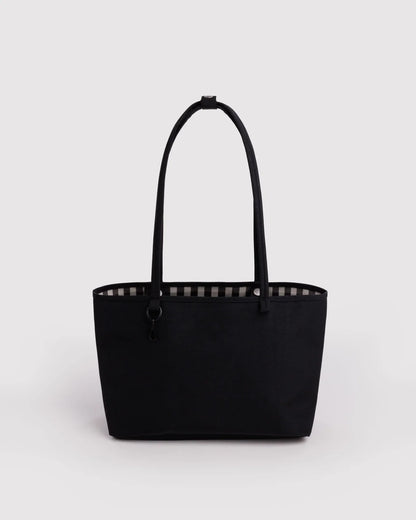 BAGGU Medium Nylon Reversible Tote - Black Mix