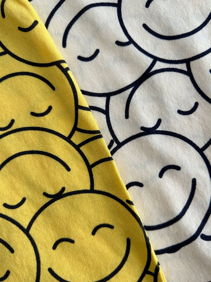Baby All - Over Smile Print Romper (3 - 18m) - 2 Colors kids outfit