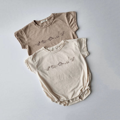 Baby Anggo Dino Short Sleeve Romper (3 - 18m) - 2 Colors kids outfit