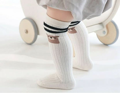 Baby Bear Knee Socks (0 - 3y) - Ivory kids outfit