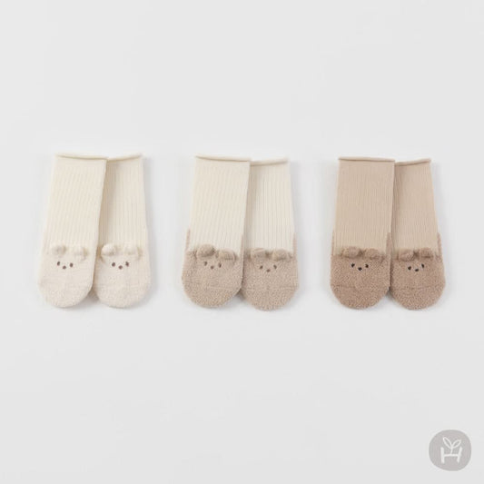 Baby Bear Socks (0-4T) - 3 colors kids outfit