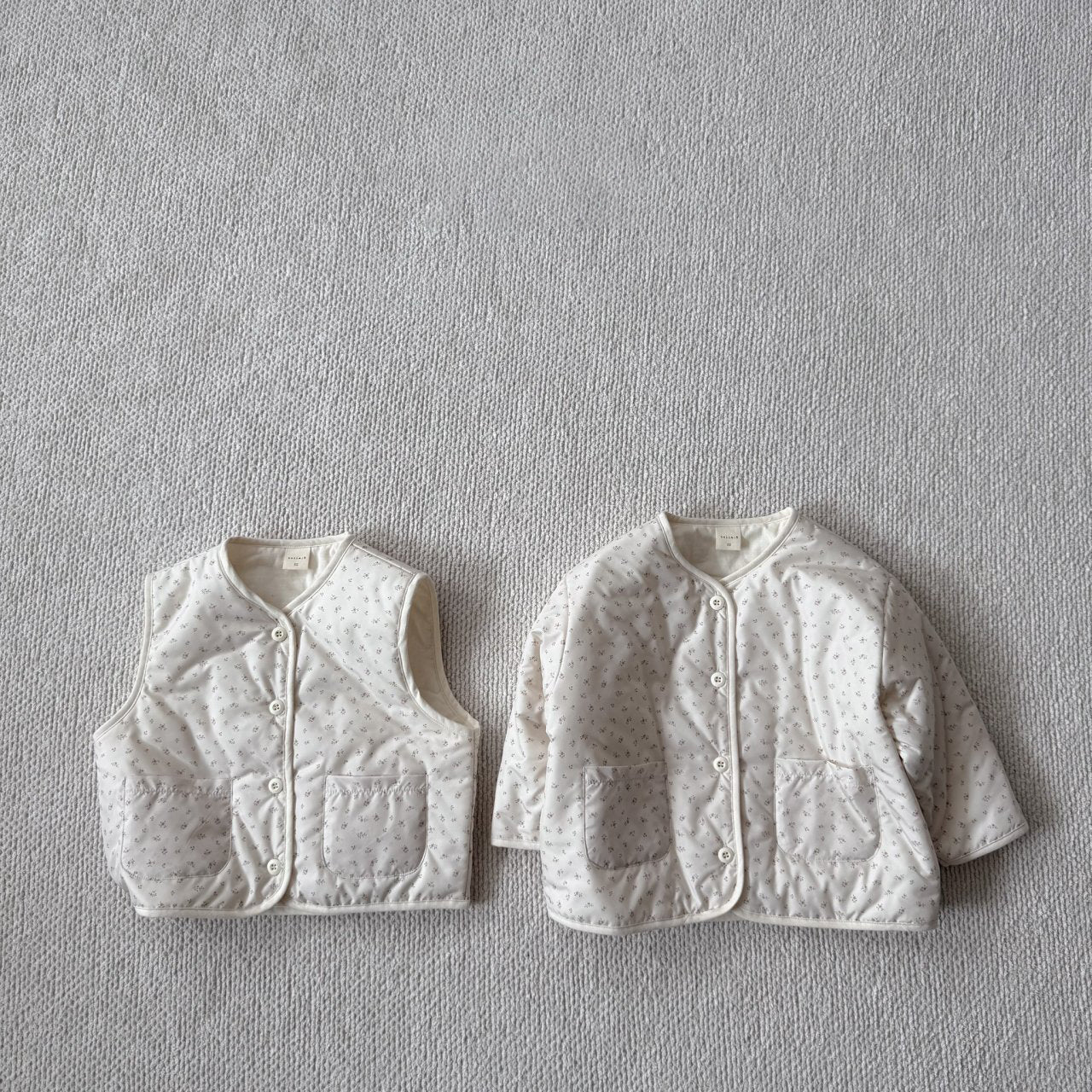 Baby Bella F25 Front Pocket Quilted Jacket (6m - 3y) - 2 Colors kids outfit