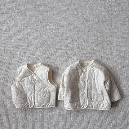 Baby Bella F25 Front Pocket Quilted Jacket (6m - 3y) - 2 Colors kids outfit
