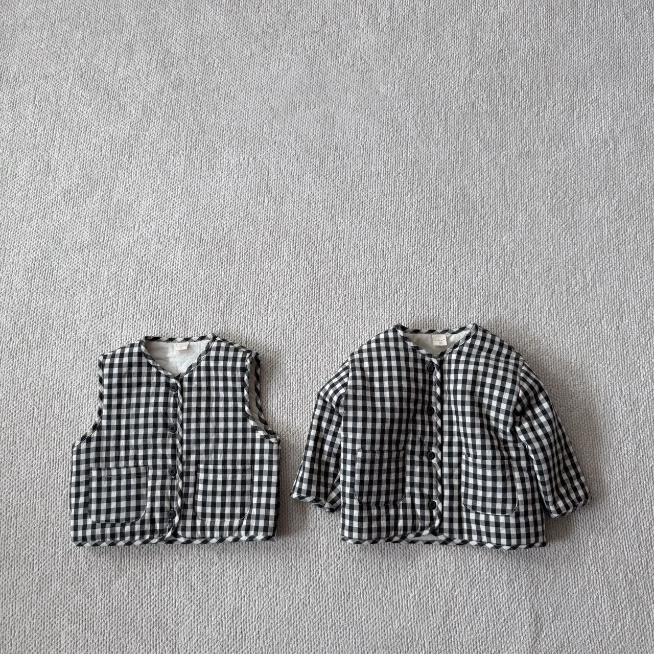 Baby Bella F25 Front Pocket Quilted Jacket (6m - 3y) - 2 Colors kids outfit