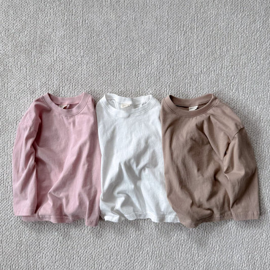 Baby Bella F25 Long Sleeve Loose Fit Top (6m - 3y) - 3 Colors kids outfit