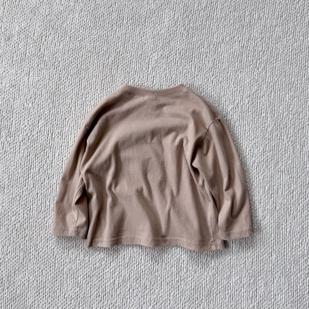 Baby Bella F25 Long Sleeve Loose Fit Top (6m - 3y) - 3 Colors kids outfit