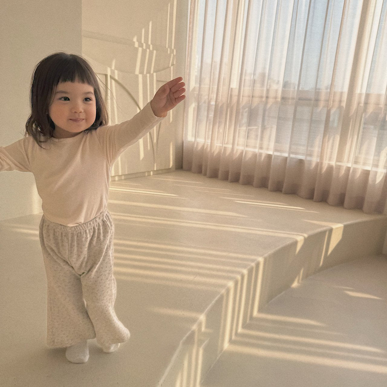 Baby Bella SP26 Basic Long Sleeve Top (6m - 4y) - 2 Colors - AT NOON STORE