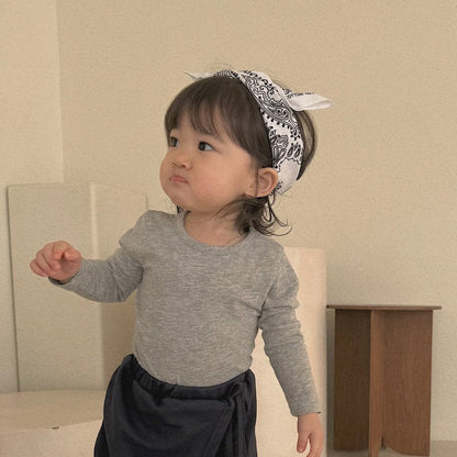 Baby Bella SP26 Basic Long Sleeve Top (6m - 4y) - 2 Colors - AT NOON STORE