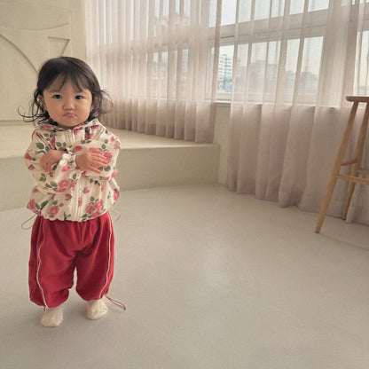 Baby Bella SP26 Floral Hoodie Windbreaker Jacket (6m - 4y) - 2 Colors - AT NOON STORE