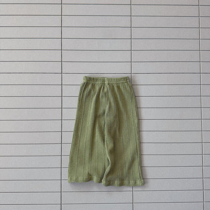Baby Bella SP26 Ribbed Wide Pants (6m - 4y) - 2 Colors - AT NOON STORE