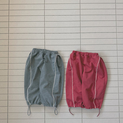 Baby Bella SP26 Side Line Adjustable Hem Jogger Pants (6m - 4y) - 2 Colors - AT NOON STORE