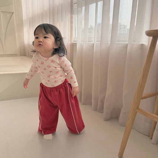 Baby Bella SP26 Side Line Adjustable Hem Jogger Pants (6m - 4y) - 2 Colors - AT NOON STORE