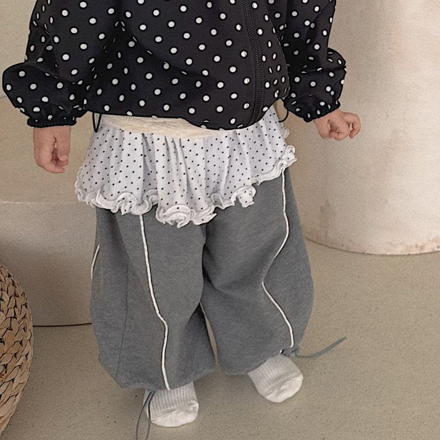 Baby Bella SP26 Side Line Adjustable Hem Jogger Pants (6m - 4y) - 2 Colors - AT NOON STORE