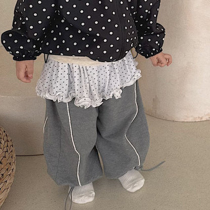 Baby Bella SP26 Side Line Adjustable Hem Jogger Pants (6m - 4y) - 2 Colors - AT NOON STORE