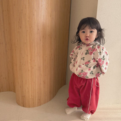 Baby Bella SP26 Side Line Adjustable Hem Jogger Pants (6m - 4y) - 2 Colors - AT NOON STORE