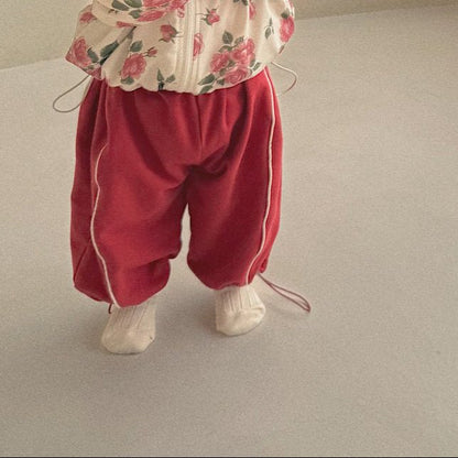 Baby Bella SP26 Side Line Adjustable Hem Jogger Pants (6m - 4y) - 2 Colors - AT NOON STORE